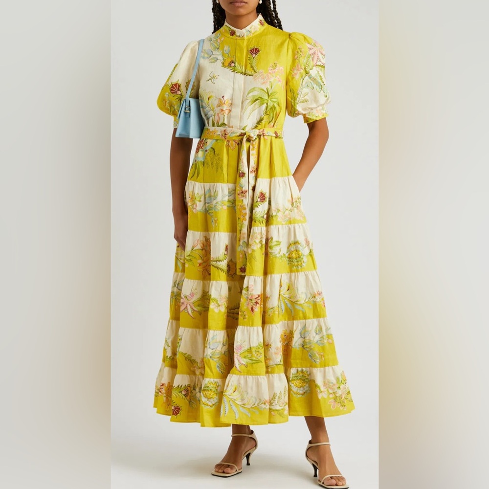 Alemais Ira Tiered Floral Dress